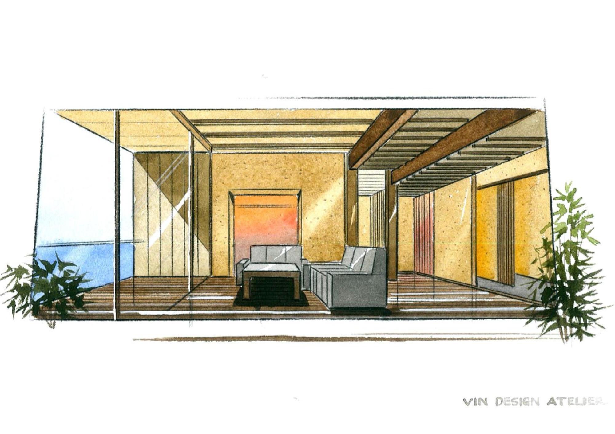 Amane Resort Seikai Бепу Стая снимка Interior design sketch